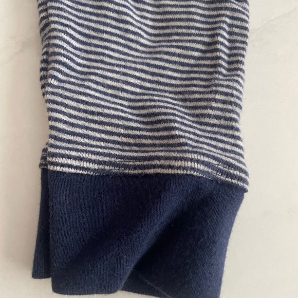 Navy Striped Pajama Pants - Picture 2 of 2